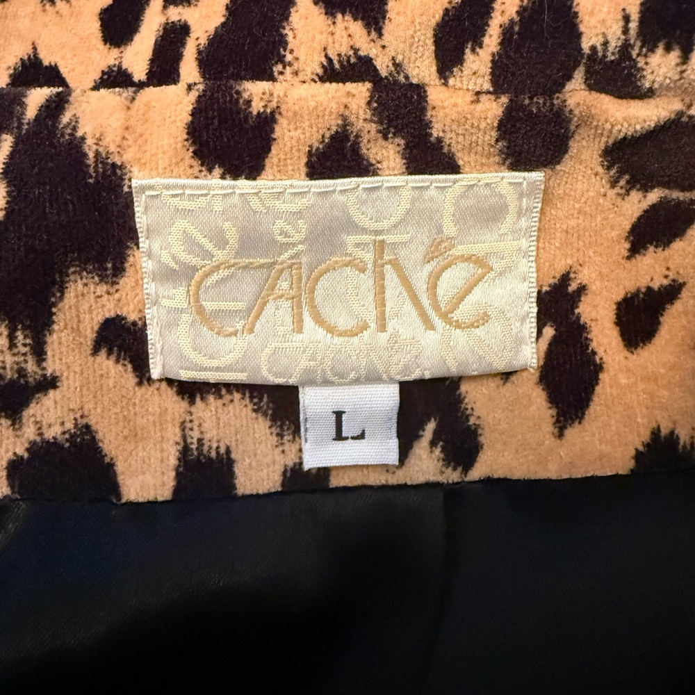 Cache Animal Print Coat - Picture 4 of 4